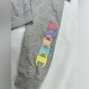 ✔️Champion 2 Piece Jogging Set Gray Girls Size 6
